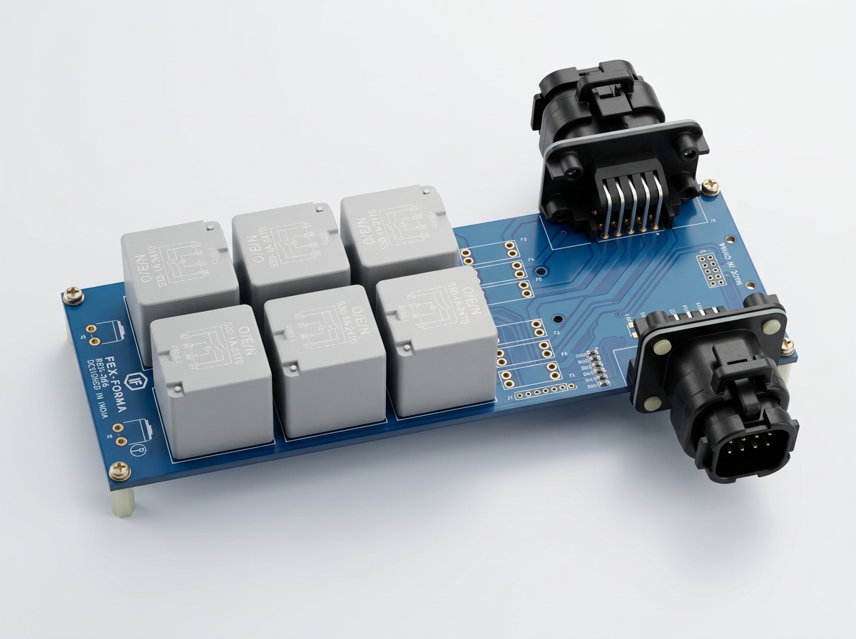 REX-266 Heavy-Duty Off-Highway Relay Controller PCB