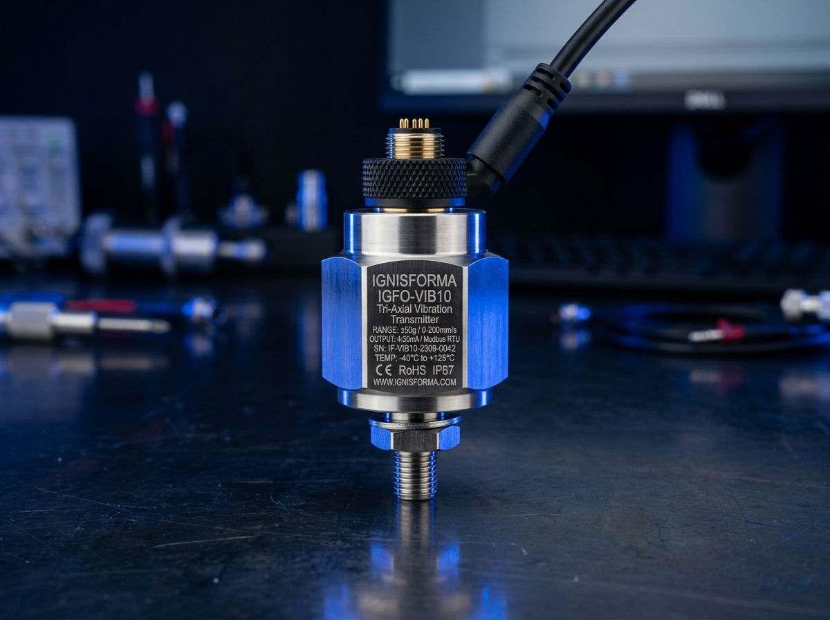 Condition Monitoring Triaxial Vibration Sensor